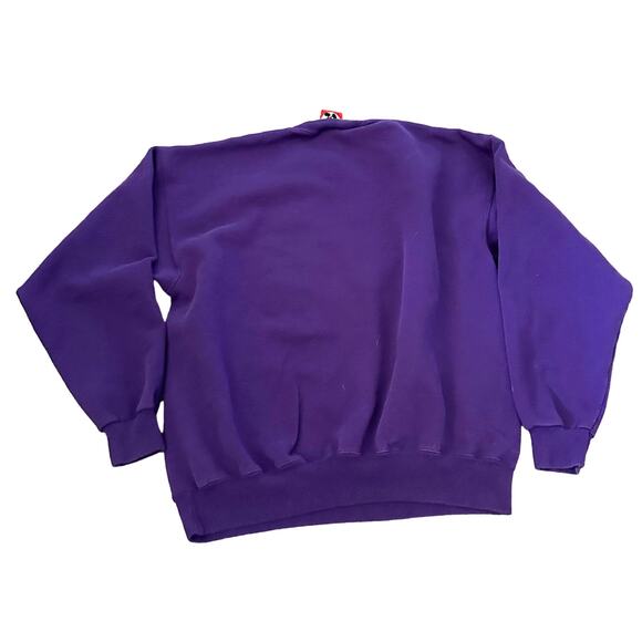 Disney World 25th Mickey Mouse Made USA Sweatshirt Purple Size Large Mickey Inc - Picture 2 of 6